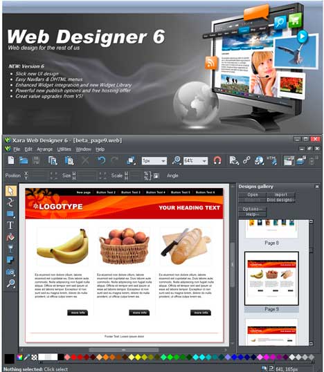 Xara Web Designer v6.0.0.12008 + Templates