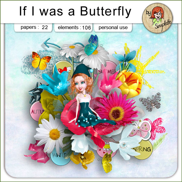 if i was a butterfly kit simplette