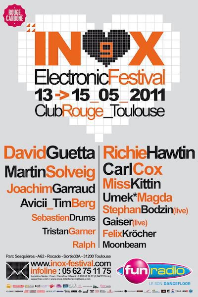 Live sets: Inox Festival 2011 - Avicii, David Guetta, Tristan Garner, Moonbeam