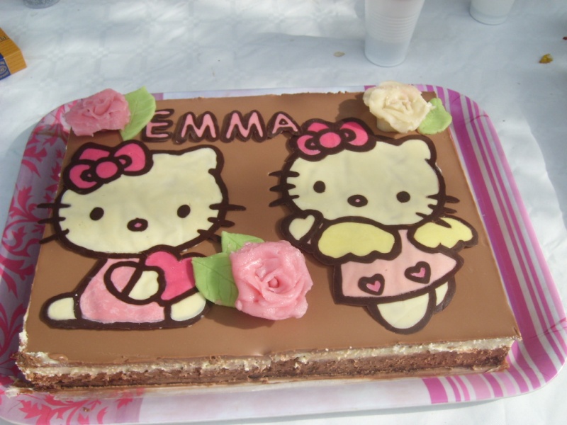 décoration gateau anniversaire hello kitty - Annikids Anniversaire enfant déco gâteau d'anniversaire 