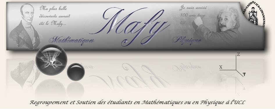 Mafy - Maths/physique UCL