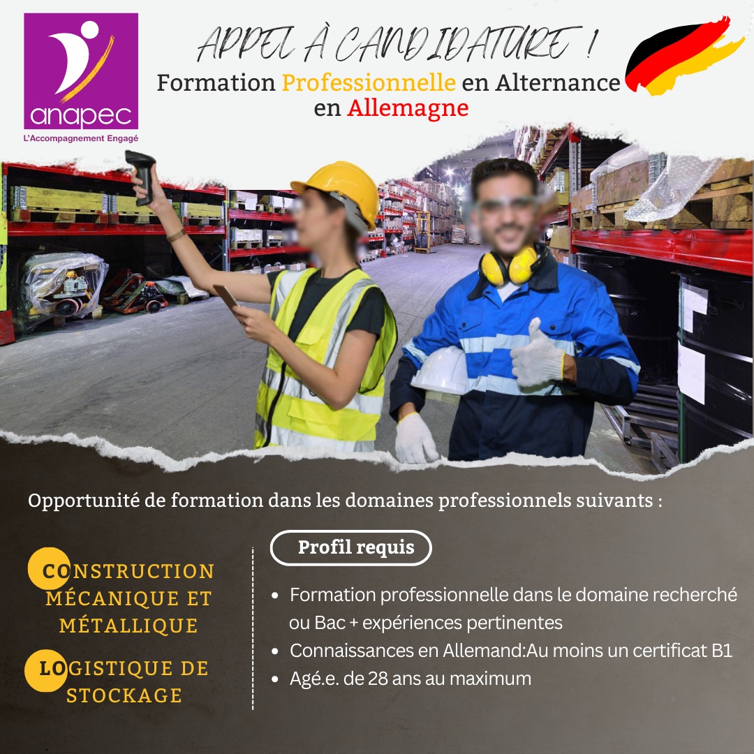 Appel à candidature pour une formation professionnelle en alternance en Allemagne (Ausbildung)