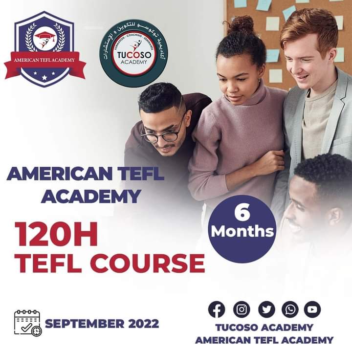  الان بأكاديمية توكوسو الدولية للتكوين و الاستشارات  بشراكة مع  AMERICAN TEFL ACADEMY  