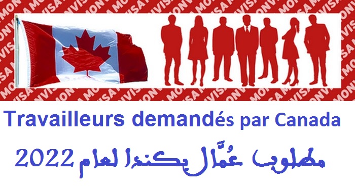 خصاص في المهنيين والأجراء بكندا لسنة 2022 Besoin du CANADA en professionnels et salariés pour 2022