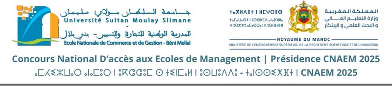 ENCG BENI MELLAL -PRESIDENCE CNAEM 2025