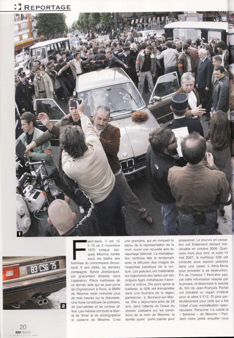 :: Fin de cavale pour la BMW de Jacques Mesrine